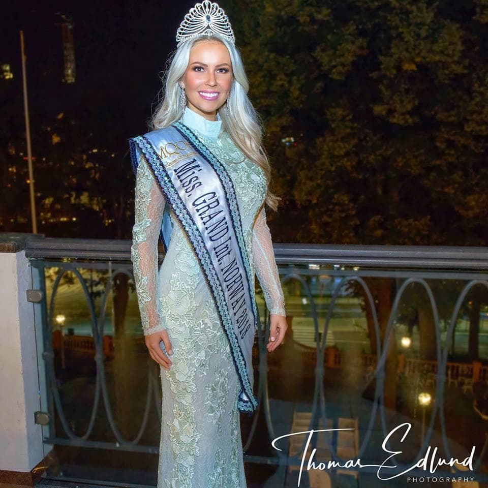 Maria Kassandra Barbantonis Miss Grand Norway 2018, Finalist Miss Grand International 2018 (Photo Courtesy: MGI Official)