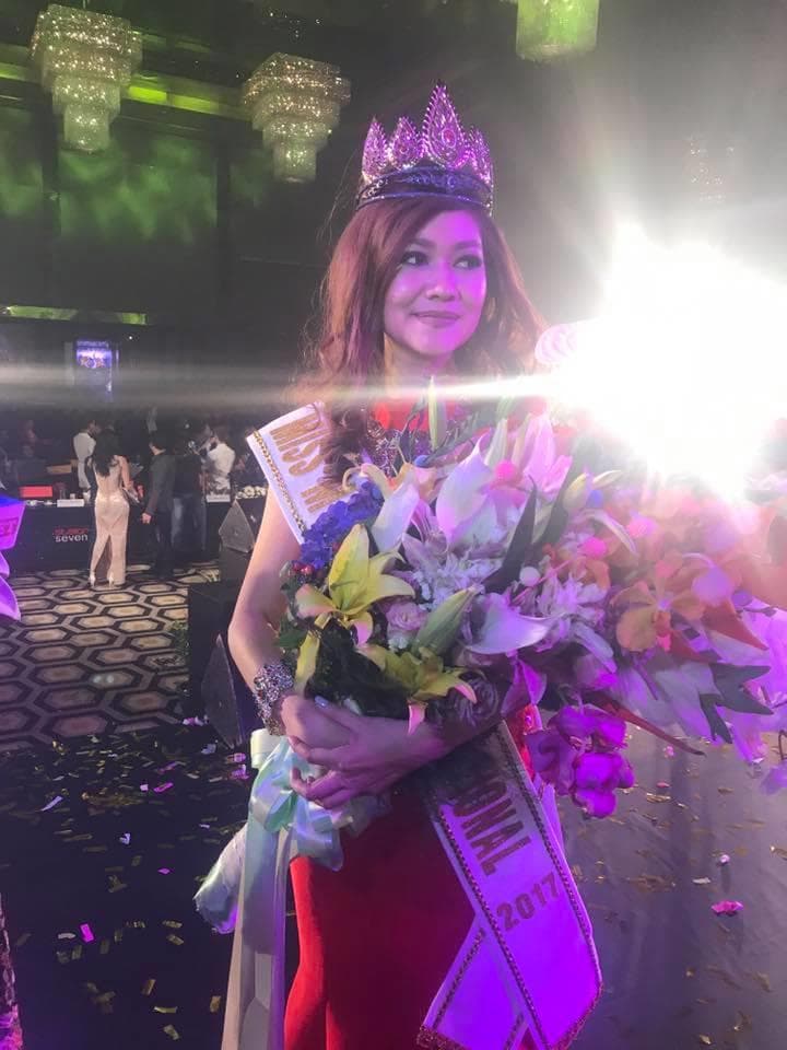Sao Yoon Waddy Oo - Winner Miss Myanmar International 2017, Photo Courtesy Facebook Official
