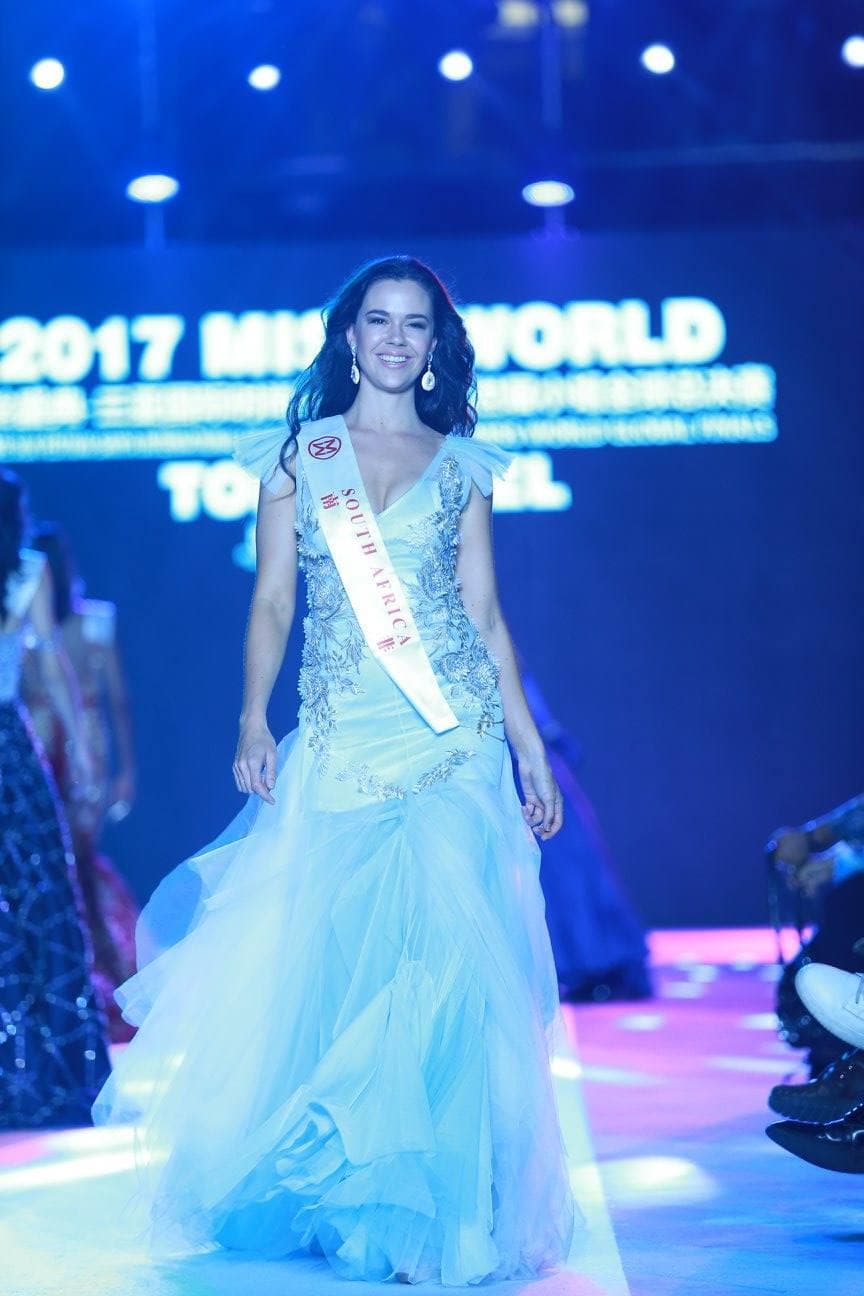 Adè van Heerden Miss World South Africa 2017 - Finalist Miss World 2017 (Photo Courtesy: Miss World Official)