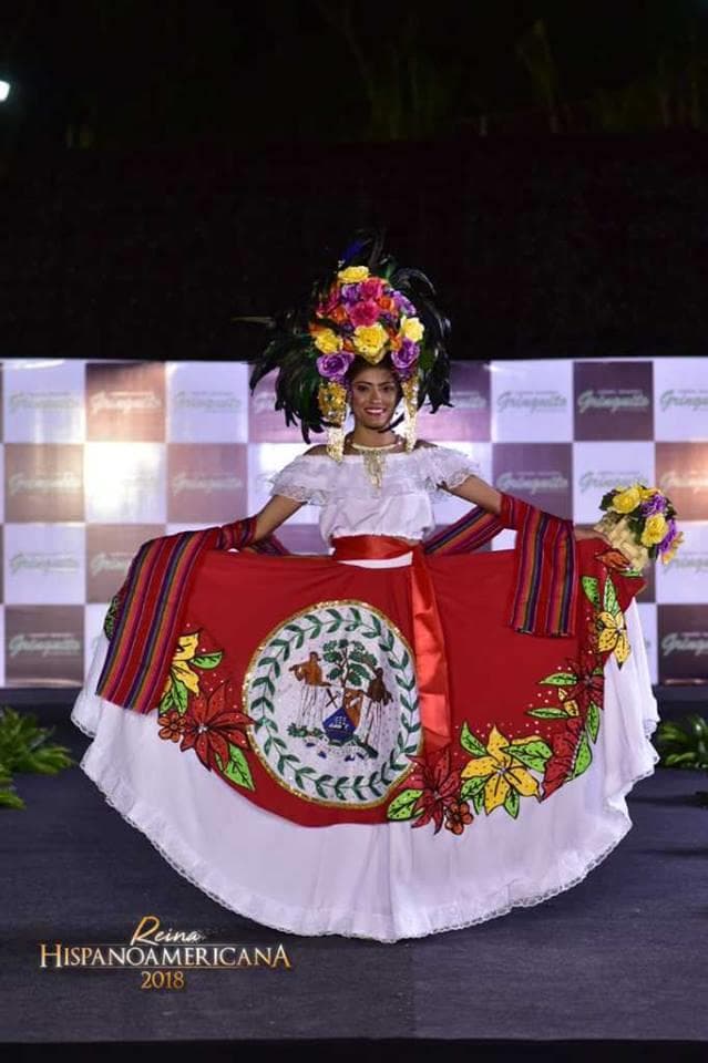 Selena Urias Reina Hispanoamericana Belize 2018, Finalist Reina Hispanoamericana 2018 (Photo Courtesy: Reina Hispanoamericana/ Promociones Gloria Official)