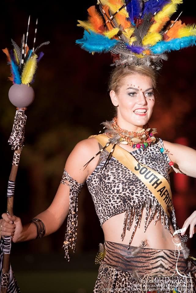 Magdalena Pieterse from South Africa - Finalist Miss Grand International 2015 in National Costume (Photo Credit: MGI Official)