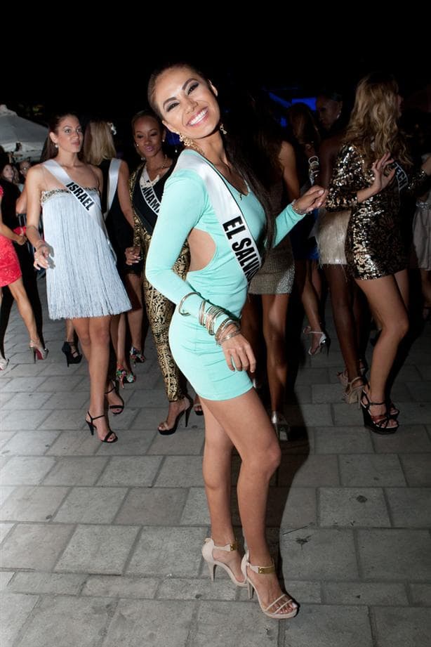 Patricia Murillo Miss Universe El Salvador 2014: Salsa Dancing