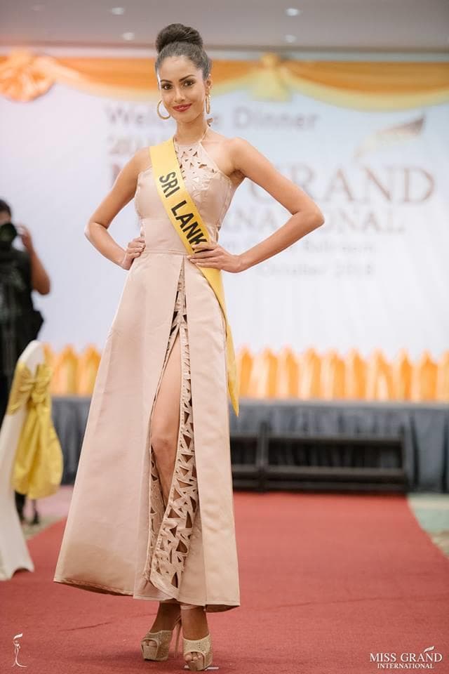 Pawani Vithanage Miss Grand Sri Lanka 2018, Finalist Miss Grand International 2018 (Photo Courtesy: MGI Official)