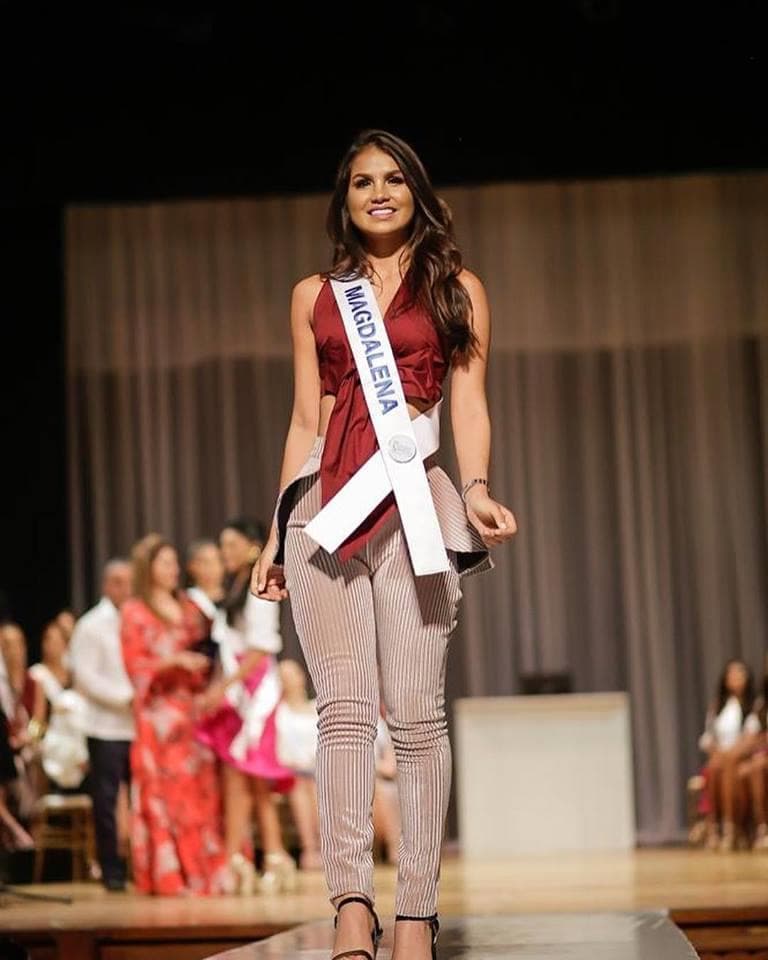 María Camila Cárdenas Rapelo from Magdalena, Finalist Miss Colombia 2019/ Señorita Colombia 2019 (Photo Source: Concurso Nacional de Belleza Colombia Official)