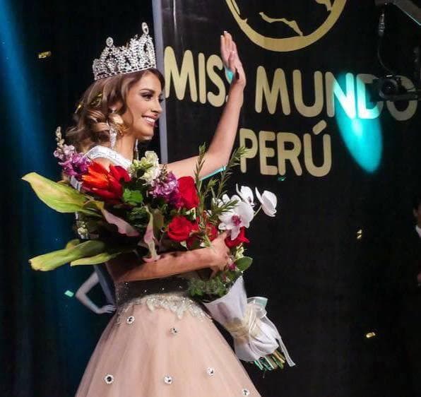 Cynthia Pamela Sánchez Silva Crowned Miss World Peru 2017 (Photo Credit: Facebook Official)