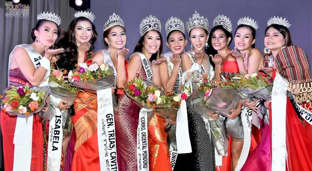 Miss Tourism Philippines 2018 winners (Photo Courtesy: Miss Tourism Philippines Official)