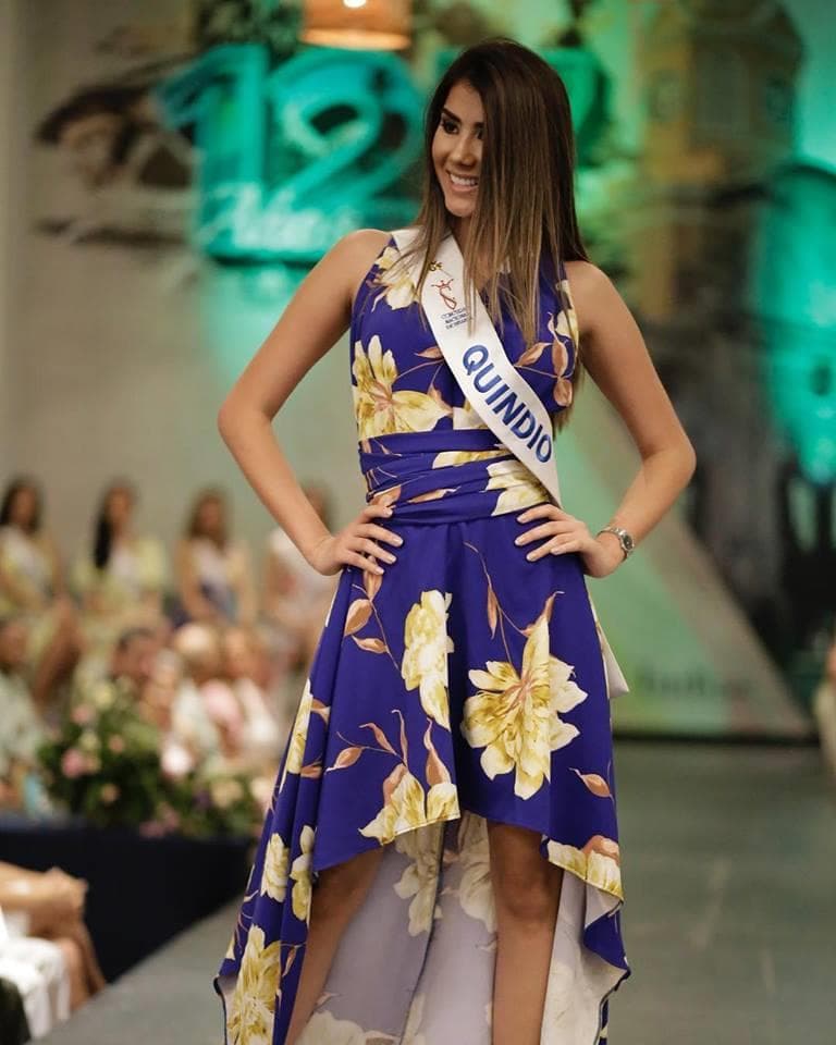 Valentina Arbeláez Camelo from Quindío, Finalist Miss Colombia 2019/ Señorita Colombia 2019 (Photo Source: Concurso Nacional de Belleza Colombia Official)