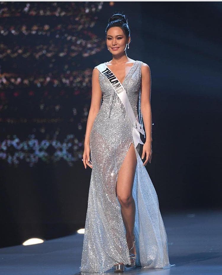 Ning Sophida Kanchanarin Miss Universe Thailand 2018, Miss Universe 2018 Contestant at Evening Gown Competition (Photo Courtesy: Miss Universe/Candidate FaceBook/ Instagram)
