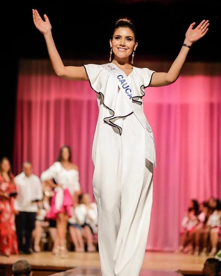 Ana María Velasco Bravo from Cauca, Finalist Miss Colombia 2019/ Señorita Colombia 2019 (Photo Source: Concurso Nacional de Belleza Colombia Official)