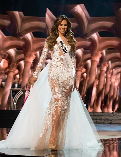 Chelsea Hardin Contestant in Evening Gown during the Preliminary competition (Photo Credits: Miss USA Official)