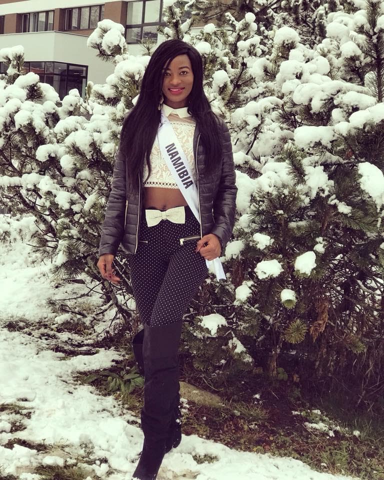 Meriam Meury Kaxuxwena Miss Supranational Namibia 2017 (Photo Credits: Miss Supranational/Facebook Official)