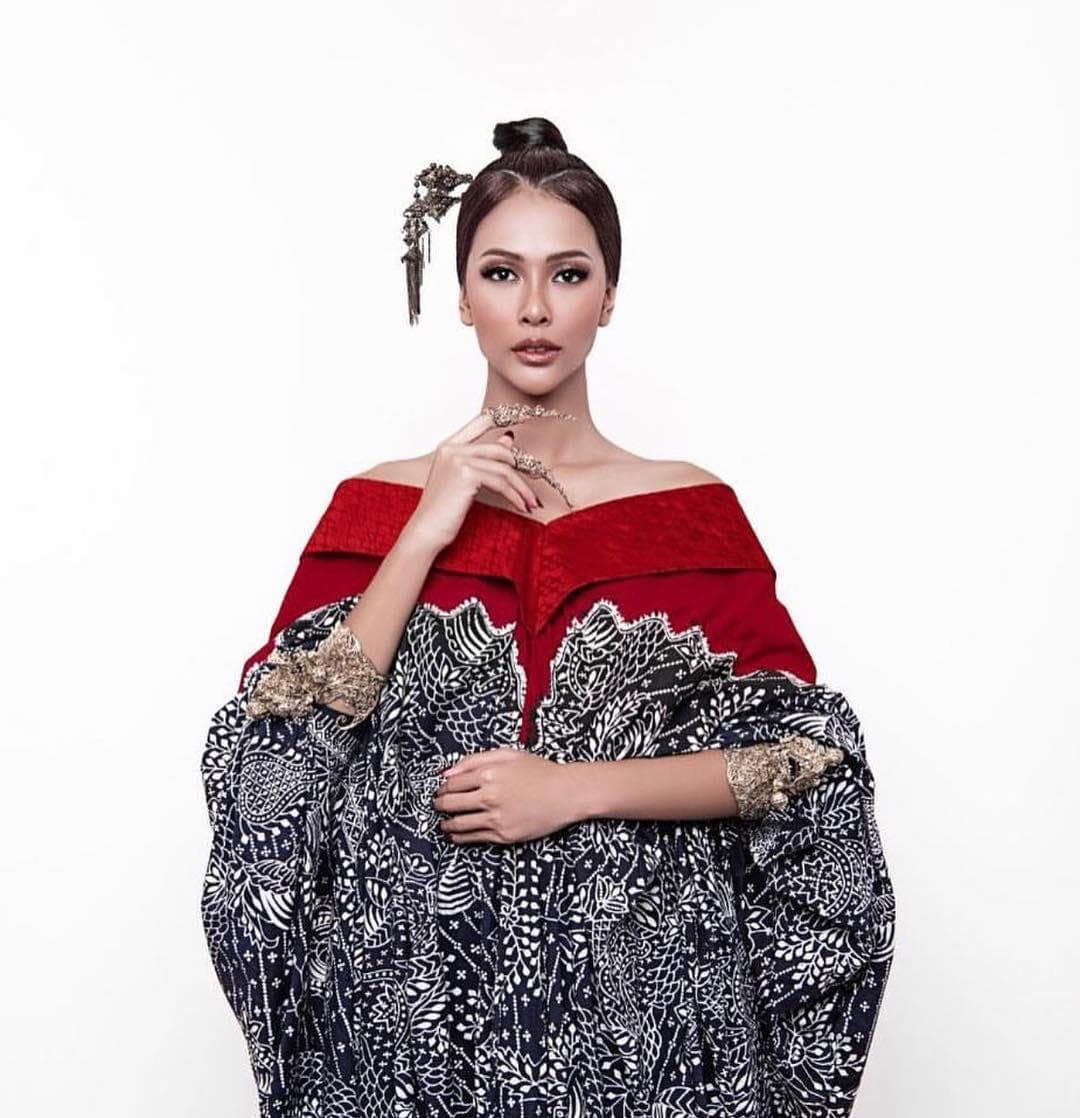 Bunga Jelitha Ibrani Miss Universe Indonesia 2017 (Photo Credit: Miss Universe/FaceBook Official)
