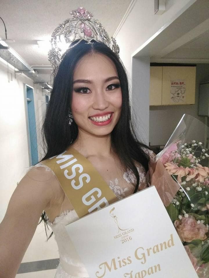 Ayaka Sato Miss Grand Japan 2016 (Photo Credit: Official Facebook/ Miss Grand International Organization)