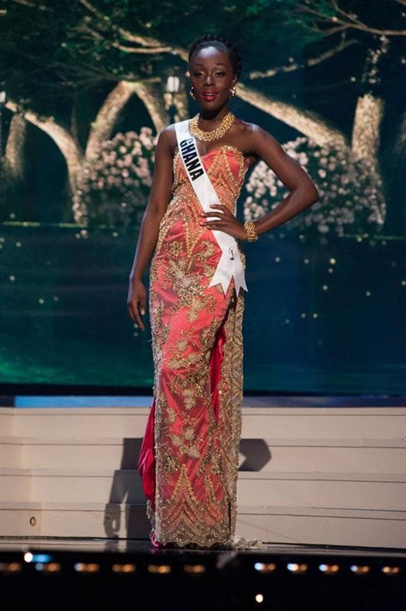 Abena Appiah Miss Universe Ghana 2014 Evening Gown