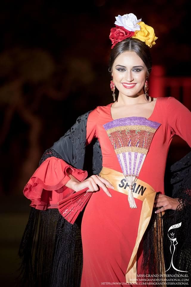 Andrea De Cozar Martin from Spain - Finalist Miss Grand International 2015 in National Costume (Photo Credit: MGI Official)