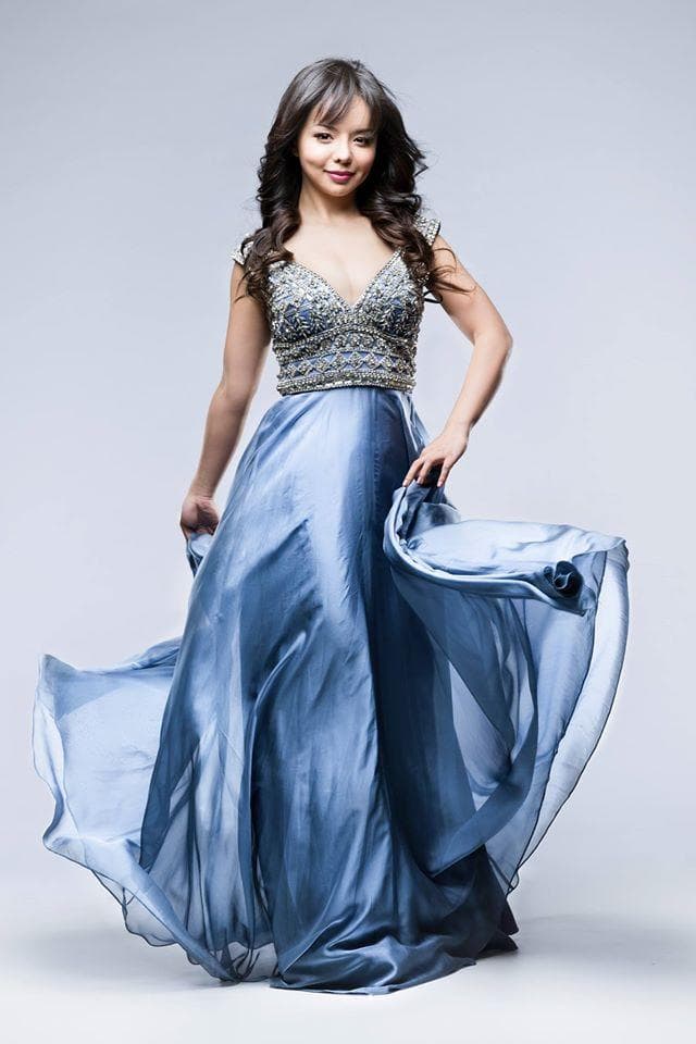 Anastasia Lin Contestant from Canada in Long Gown for Miss World 2015