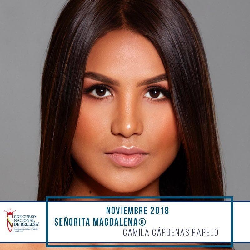 María Camila Cárdenas Rapelo from Magdalena, Finalist Miss Colombia 2019/ Señorita Colombia 2019 (Photo Source: Concurso Nacional de Belleza Colombia Official)