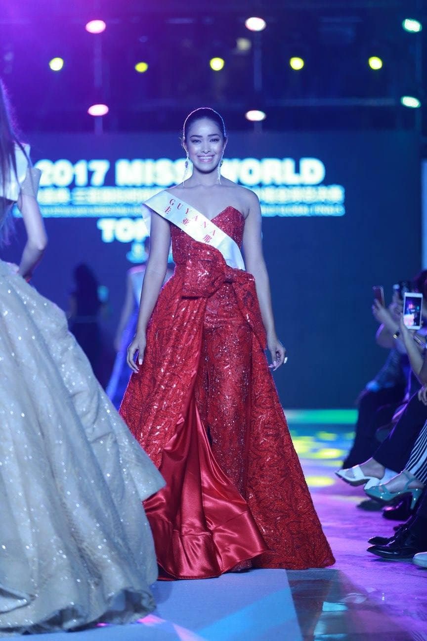Vena Mookram Miss World Guyana 2017 - Finalist Miss World 2017 (Photo Courtesy: Miss World Official)