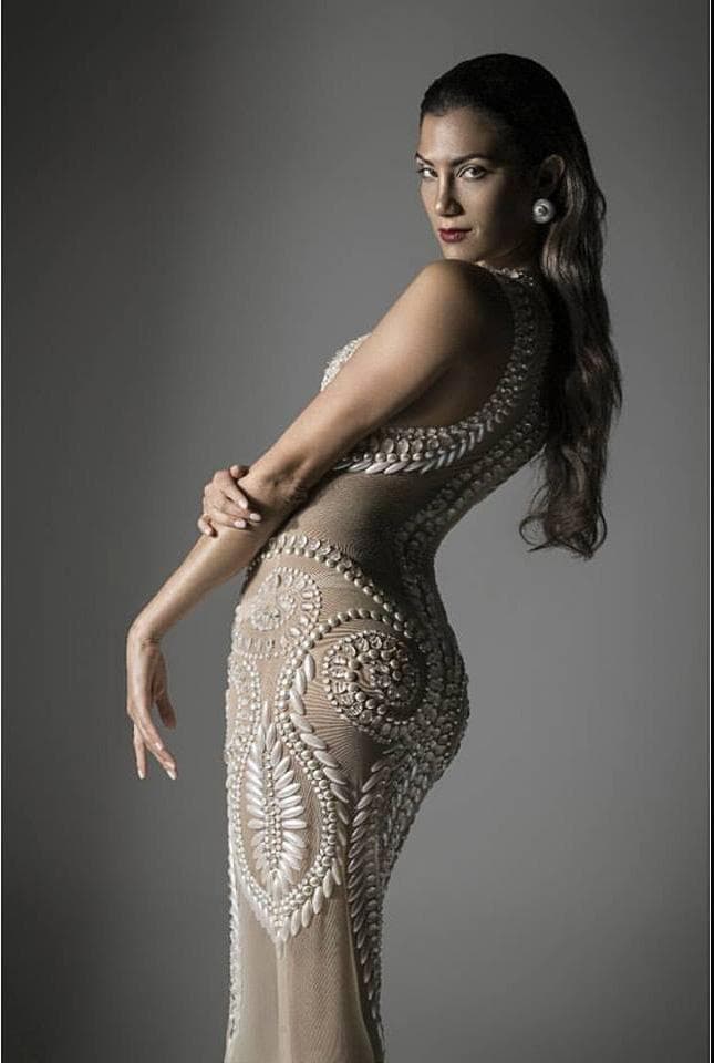 Lorena Larriviere Contestant from Peru in Evening Gown for Miss Supranational 2015