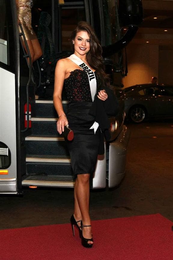 Melissa Gurgel Miss Universe Brazil 2014 at Blackjack Tournament.