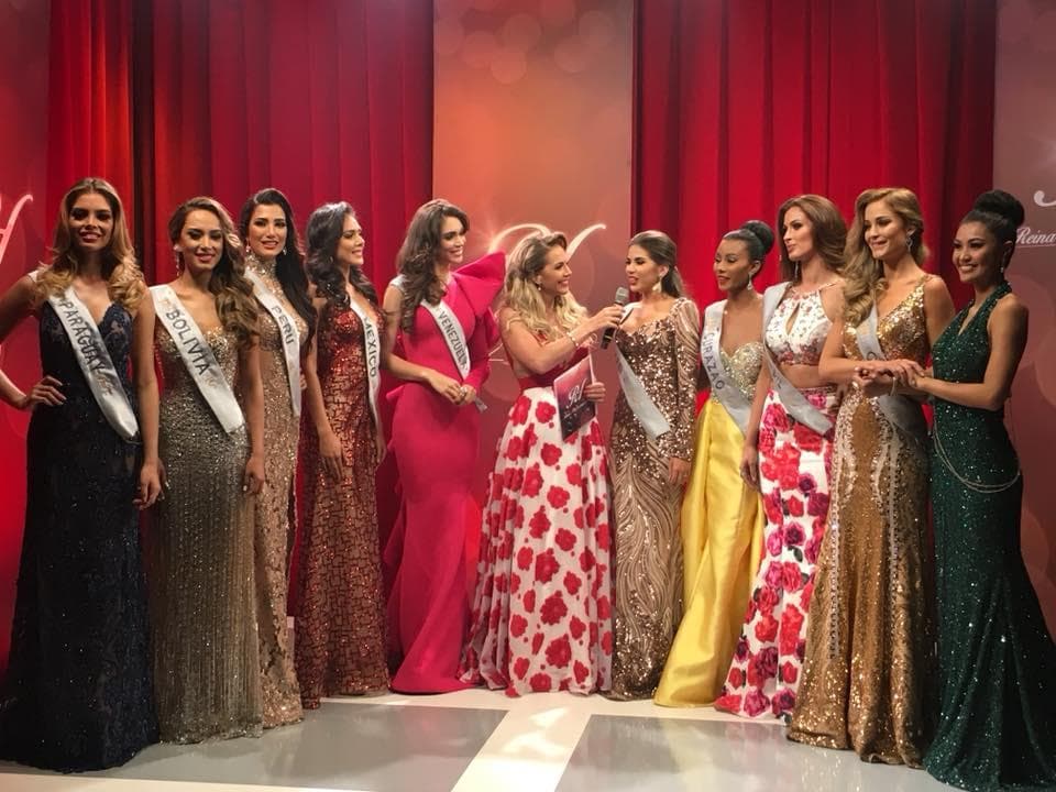 Top 10 finalists of Reina Hispanoamericana 2017