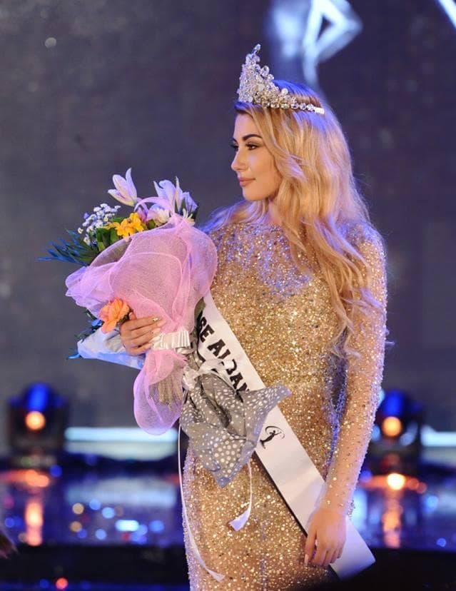 Blerta Leka winner Miss Universe Albania 2017 (Courtesy Miss Universe Albania Facebook Official)