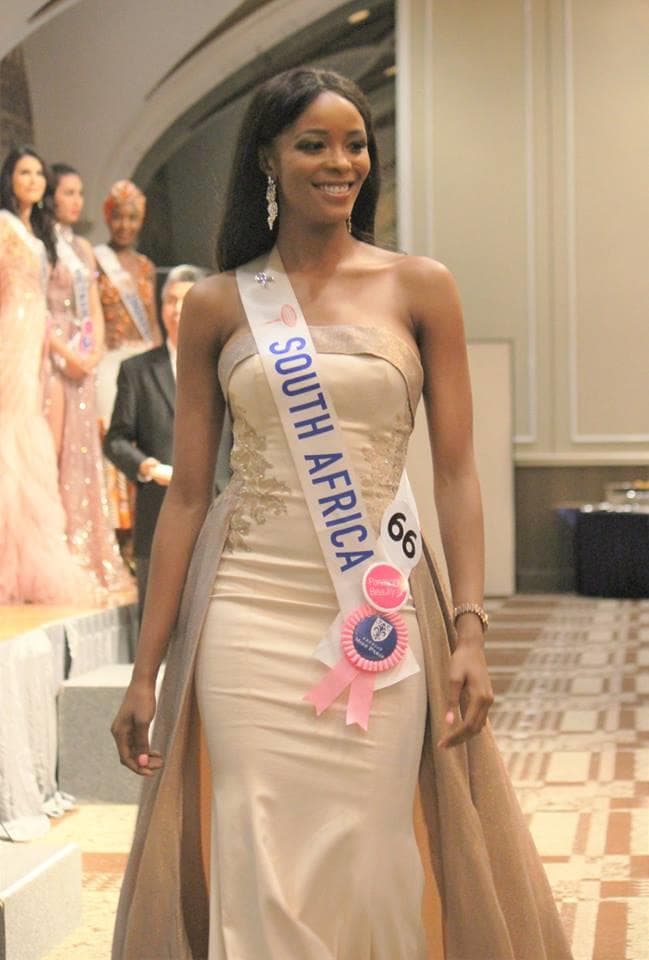 Reabetswe Rambi Sechoaro Miss International South Africa 2018, Finalist Miss International 2018 (Photo Source: Miss International Organization)