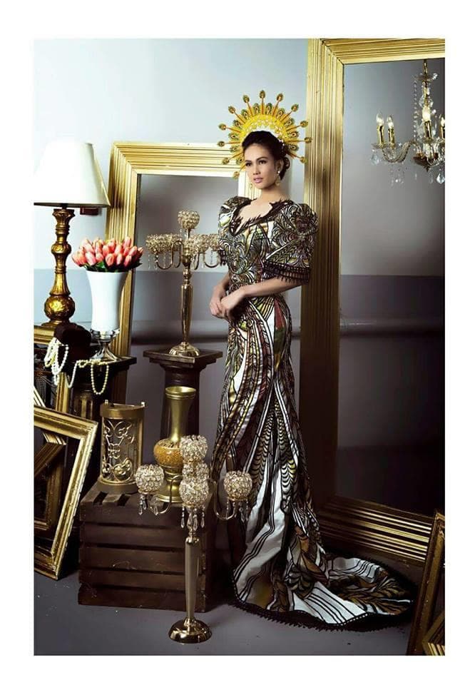 Nelda Ibe (Binibini 18) Official Traditional Costume Photo - Courtesy BB Pilipinas Official