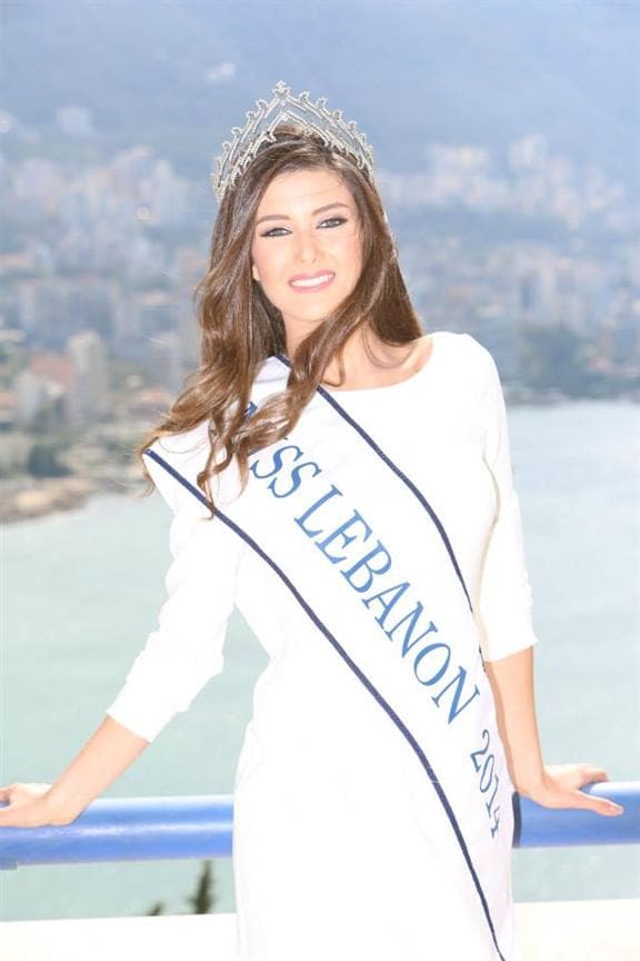 Saly Greige Miss Universe Lebanon 2014