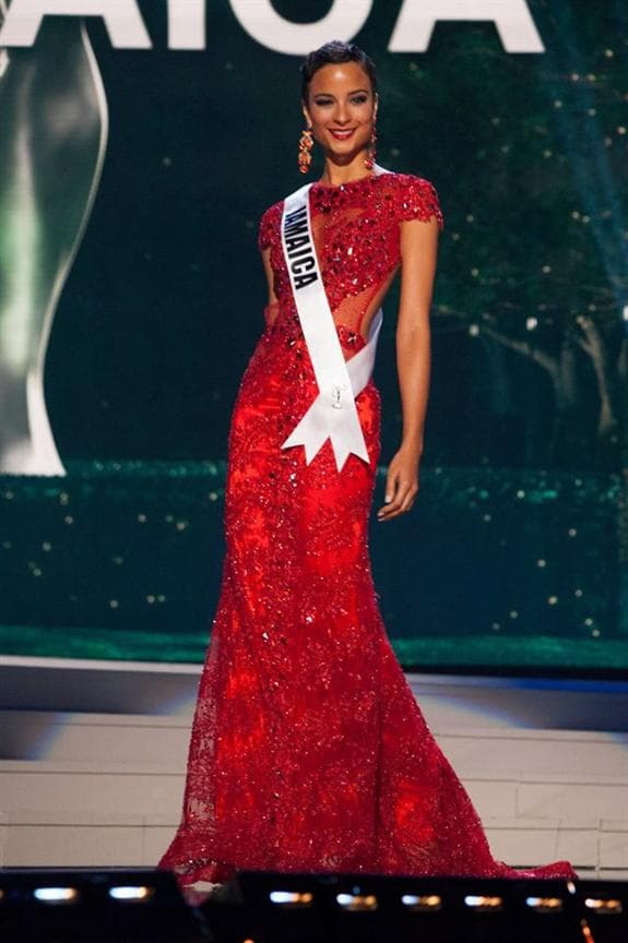 Kaci Fennell Miss Universe Jamaica 2014 Evening Gown