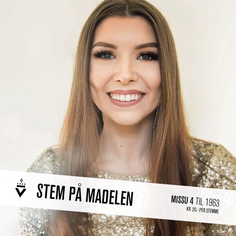 Madelen Michelsen Finalist Miss Norway 2018/ Miss Universe Norway 2018 (Photo Courtesy: Miss Norway Official)