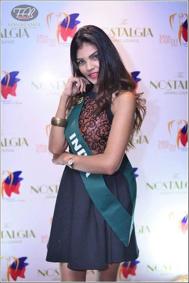Rashi Yadav contestant from India for Miss Earth 2016 (Photo Credits: Facebook Official/ Miss Earth Organization)
