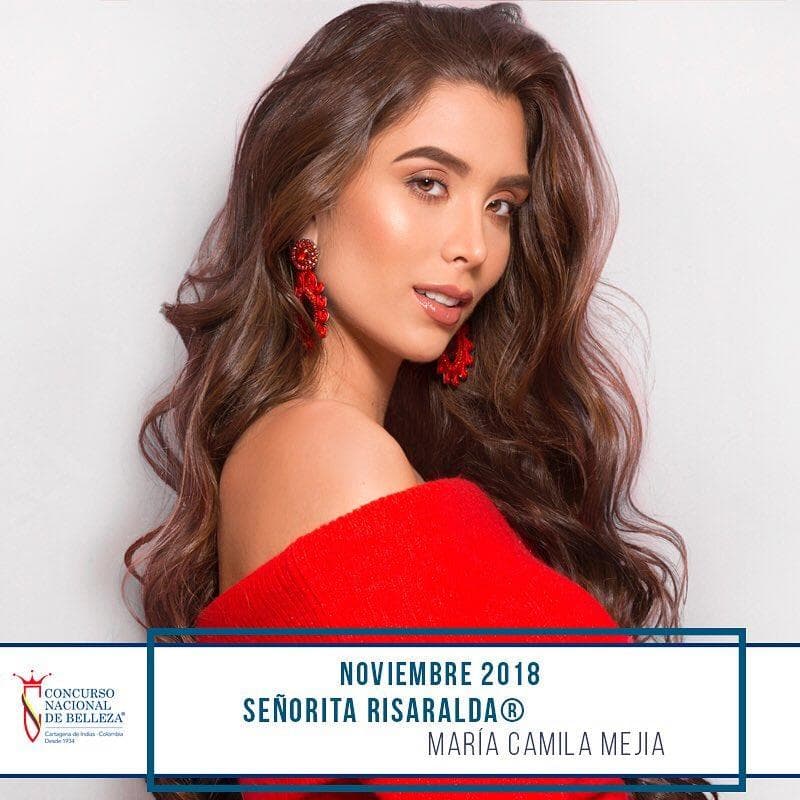 María Camila Mejía Mejía from Risaralda, Finalist Miss Colombia 2019/ Señorita Colombia 2019 (Photo Source: Concurso Nacional de Belleza Colombia Official)