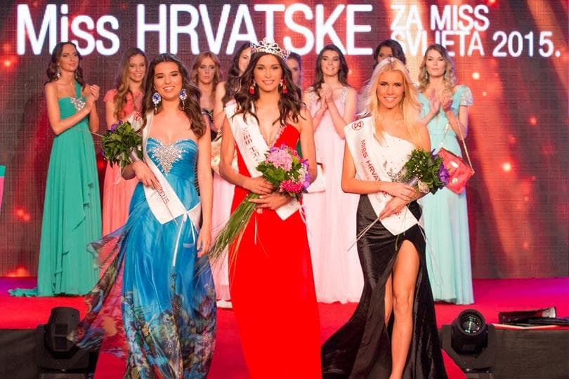 Maja Spahija crowned Miss Croatia World 2015