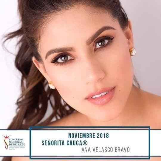 Ana María Velasco Bravo from Cauca, Finalist Miss Colombia 2019/ Señorita Colombia 2019 (Photo Source: Concurso Nacional de Belleza Colombia Official)
