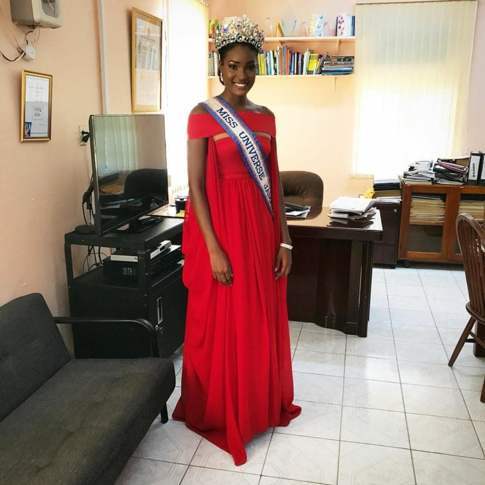 Davina Bennett Miss Universe Jamaica 2017 (Photo Credit: Miss Universe/FaceBook Official)