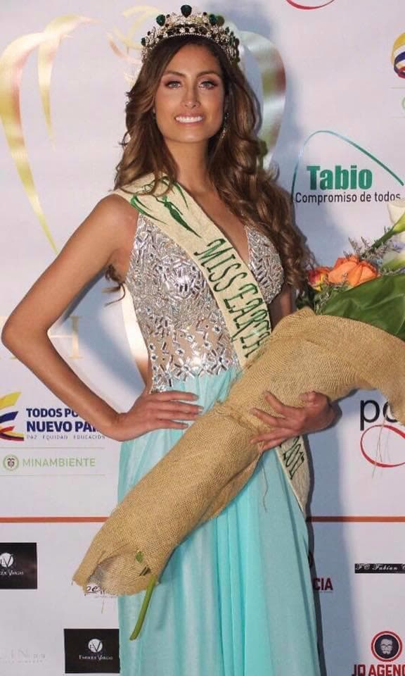 Juliana Franco Miss Sierra de la Macarena 2017 winner Miss Earth Colombia 2017 (Photo Credits: Miss Earth Official)