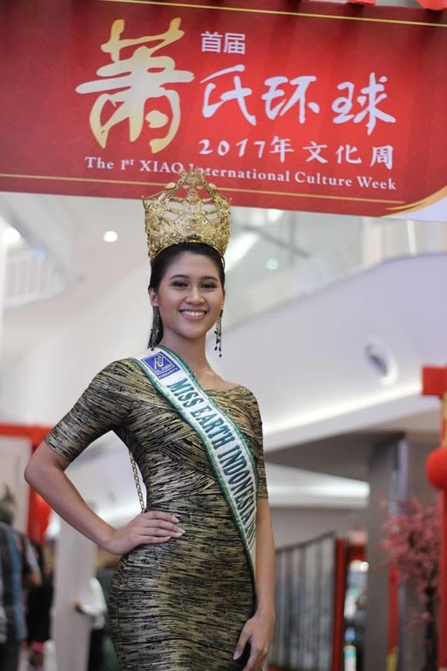 Michelle Victoria Alriani Miss Earth Indonesia 2017 - Finalist for Miss Earth 2017 (Photo Courtesy:Contestant Facebook/Miss Earth Official)