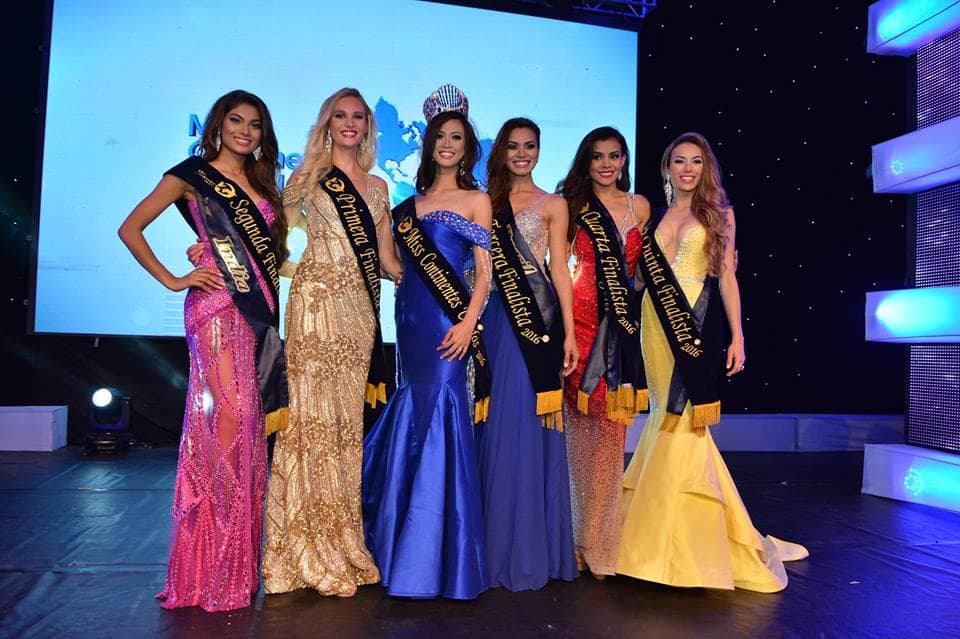 Jeslyn David Santos winner Miss United Continents 2016 with the runners-up