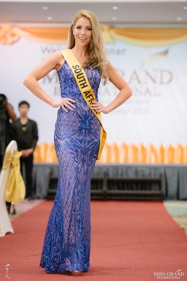 Misha Christie Miss Grand South Africa 2018, Finalist Miss Grand International 2018 (Photo Courtesy: MGI Official)