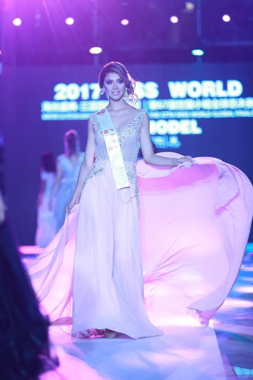 Cynthia Pamela Sánchez Silva Miss World Peru 2017 - Finalist Miss World 2017 (Photo Courtesy: Miss World Official)