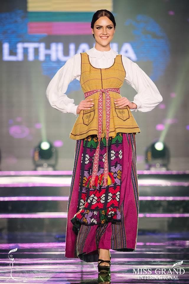 Irmina Preišegalavičiūtė Miss Grand Lithuania 2017 during national costume competition (Photo Courtesy: Miss Grand International)