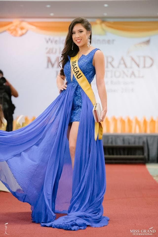 Debora Lopes de Oliveira Miss Grand Macau 2018, Finalist Miss Grand International 2018 (Photo Courtesy: MGI Official)
