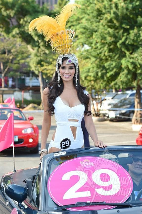 Nancy Lee Leonard at Parade of Beauties (Photo Credits: Binibining Pilipinas Official)