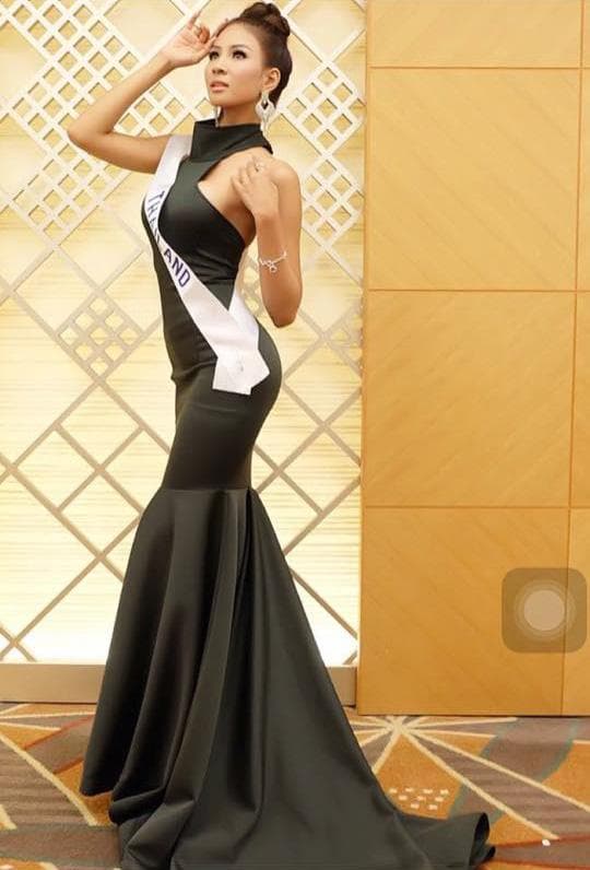 Sasi Sintawee Contestant from Thailand in Long Gown for Miss International 2015