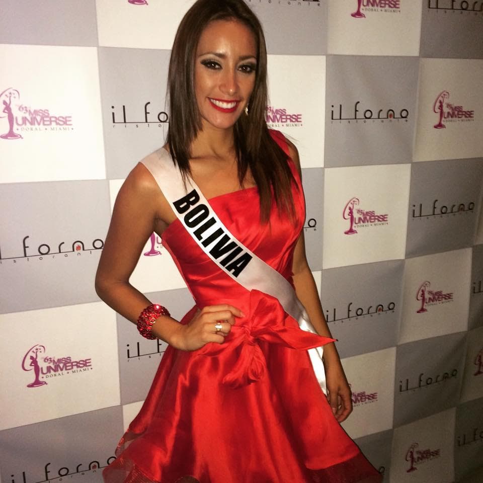Claudia Tavel Contestant from Bolivia for Reinado Internacional del Cafe 2016