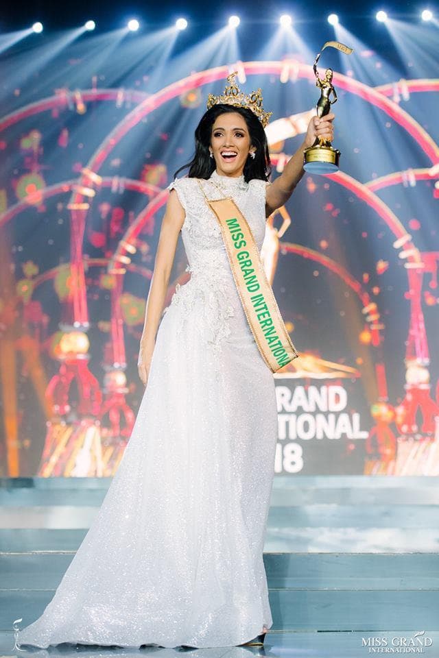 Maria Clara Sosa Perdomo winner Miss Grand International 2018 (Photo Courtesy: MGI Official)
