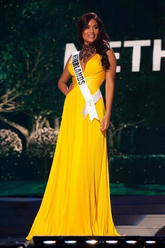 Yasmin Verheijen Miss Universe Netherlands 2014 Evening Gown