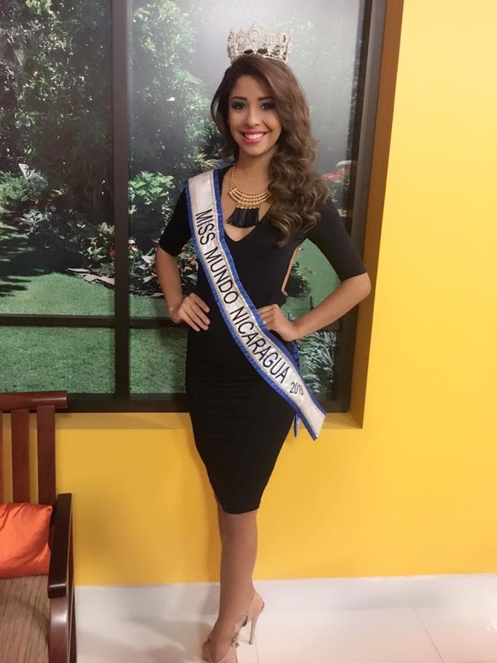 Maria Laura Ramirez Contestant from Nicaragua for Miss World 2016