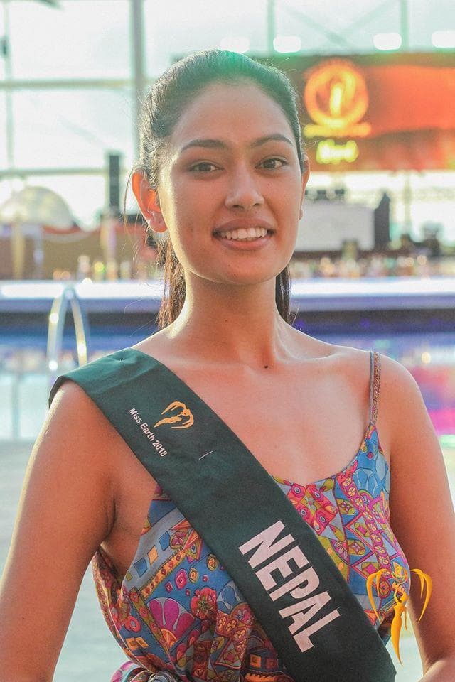 Priya Sigdel Miss Earth Nepal 2018, Finalist Miss Earth 2018 (Photo Courtesy: Miss Earth/ Candidate Official FaceBook/ Instagram)